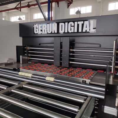 Изготовителей печатной машины одного прохода цифров коробка коробки струйных рифленая